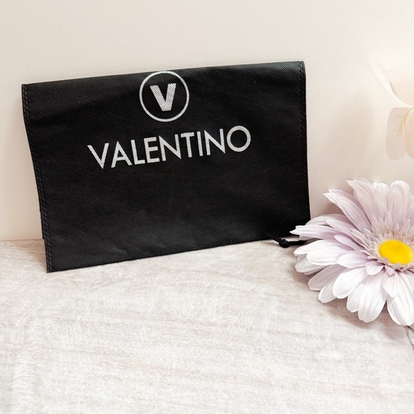 VALENTINO BY MARIO VALENTINO Leather Logo Slide Sandals Size 37 - Picture 3 of 10